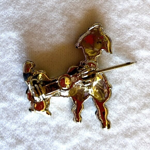 2 Vintage Pins: Poodle and Golden Retriever - Picture 4 of 7